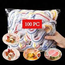 20/50/100/150/200片保鲜罩 可伸缩食物保鲜盖 易操作蔬菜罩 冰箱保鲜保湿工具 更换保鲜袋 水果保鲜 抗菌