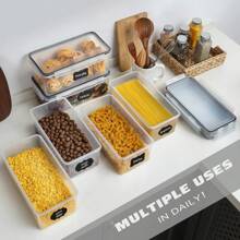 THELIFE 1/2/3/4 Stück luftdichte Lebensmittelaufbewahrungsbehälter mit Deckeln, 2,8L/3,2L Pastacontainer für die Pantry-Organisation und -Aufbewahrung, Küchen-Aufbewahrungsbehälter für Spaghetti, Mehl, Zucker und Nudeln