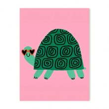 1 pièce Cadeau Affiche murale d'animaux mignons et colorés pour chambre d'enfant, crèche, maternelle. Décoration de maison. Option avec cadre.