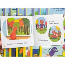 Lachilly First Little Readers系列丛书，儿童英语学习绘本，幼儿英语教育辅助工具，家庭和学校课堂英语学习用品 - 彩色 - 查看 12