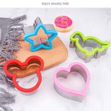 8pcs Bread Cutting Mold/Baking Creative Cartoon Biscuit Mold/Star Shaped Flower Shaped Butterfly Shaped Christmas Tree Shaped Heart Shaped And Various Shaped Molds/Sandwich Mold Sandwich Bread Cutting Mold Biscuit Mold Cutter