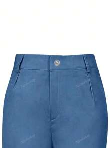 Pantalones casuales delgados y ajustados de un solo color, aptos para ir al trabajo y uso diario, para primavera/verano