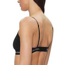 Calvin Klein UNLINED BRALETTE - 黑色 - 查看 5