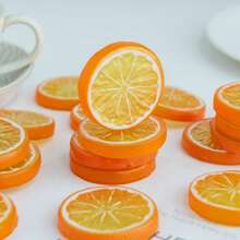 5/10/20PCS Fake Plastic Lemon Slices, Artificial Simulation Fruit Lemon Slice Realistic Fake Fruit Model Party Home Kitchen Restaurant Decoration,Home, Dining Room, Living Room, Outdoor Garden Decoration,Mother's Day Gifts, Birthday Bifts, Graduation Season Gifts,Wedding Season, The Art Of Inserting Flowers, Photography Props