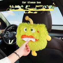 1 Stück - Reise Auto Taschentuchbox kreativ süßer kleiner Monster Auto Hängetasche Auto Taschentuch Tasche Auto Hängende Taschentuch Rack Aufbewahrungsbox Auto Taschentuchbox Sommer für Frauen Aufbewahrungsorganizer Geschenk Hochzeit