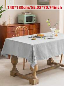 Simple Oxford Striped Tablecloth, Suitable For Picnic, Party, Restaurant, Kitchen, Cafe, Dining Table Decor, Daily Home Decoration - Multicolor - View 13