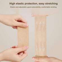 3 rotoli da 10cm/3,94 pollici di protezioni per le gambe delle sedie, autoadesive, nastro avvolgente durevole, alta elasticità e antiscivolo, adatte per attrezzature fitness, manici di racchette da tennis, manubri di biciclette, attrezzature da esterno