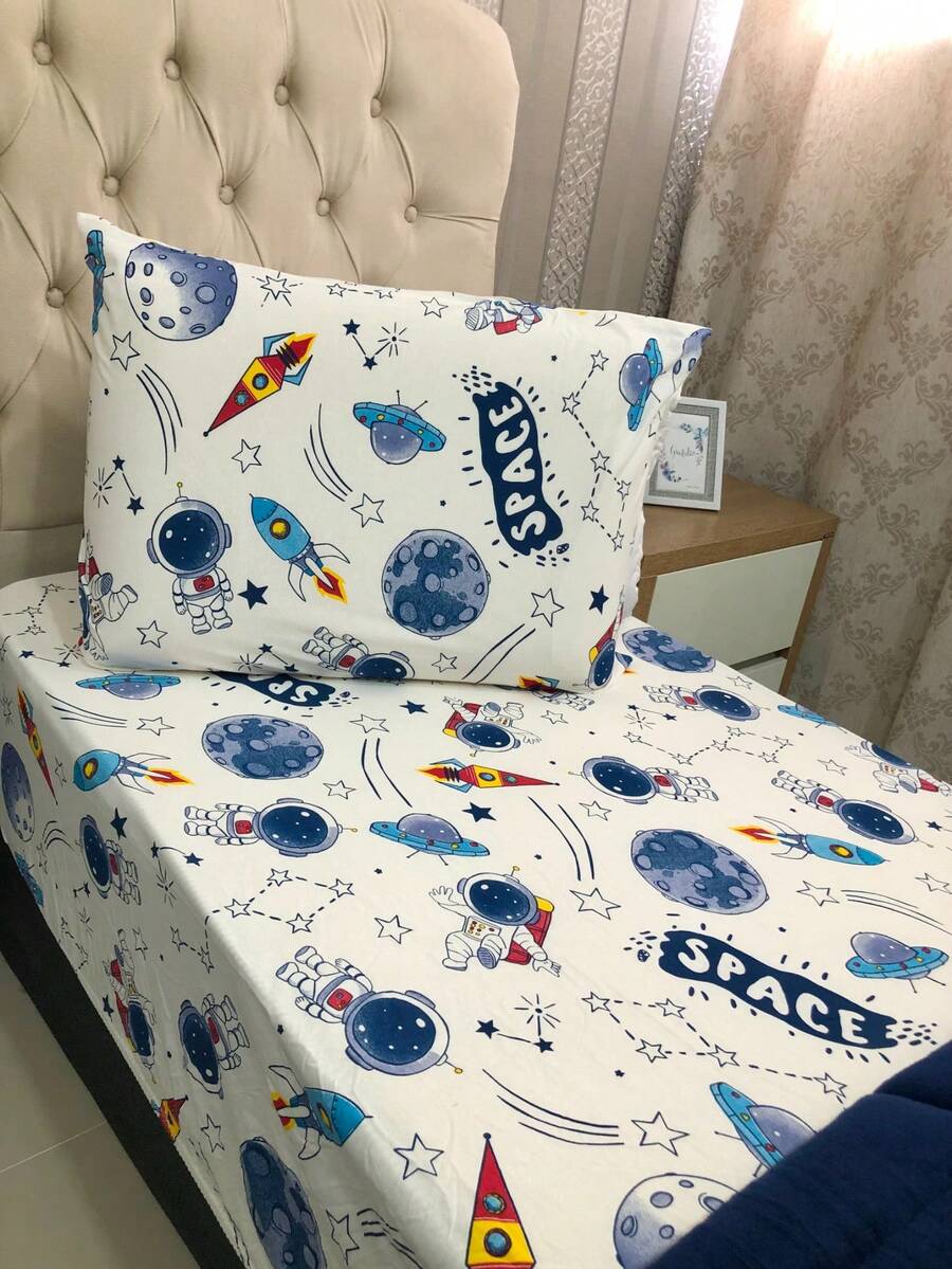 Sheet Sets With Pillowcases - Màu xanh hải quân - Xem 1