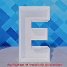 1PC Marquee Letters Mosaic Large Letters Balloon Frame For Birthday Party Wedding Backdrop Decoration Anniversary Decor Pre-Cut Big Foam Board(No Balloons Or Hot Melt Guns)