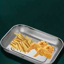 Thick Stainless Steel Expandable Drain Basket, One-Piece Punched Sink Strainer Rack, Multi-Use Drainboard For Kitchen, Washing Fruits, Draining Oil, Baking, Rice Washing - Silver - View 7