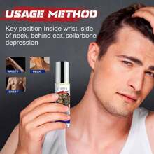 10ml Wild Tiger Men's Ball Pheromone Perfume, Alcohol-Free, Unrestrained Men's Wild, Attracting The Attention Of The Opposite , Suitable For Parties, Dates, And Valentine's Day Gifts