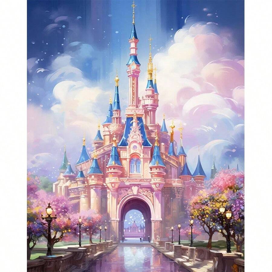 5D Diamond Painting Kit For DIY Diamond Art Suitable For Beginners, Full Round Diamond Art Home Wall Decor Festival Birthday Gift, Fine Art Craft, Stress Relief