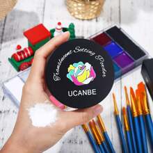 Set de pintura corporal UCANBE de 20 colores + polvo translúcido + 10 pinceles cosméticos, pintura facial para maquillaje teatral, maquillaje de carnaval, Halloween, cosplay