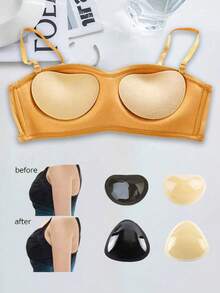 比基尼胸垫比基尼套装聚拢加厚比基尼泳装女泳衣女加厚透气海绵胸垫