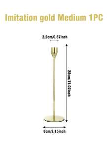 1/2/3/6 Pcs Candle Holder Set, Gold Metal Luxury Candle Stand, Home/Wedding/Romantic Dinner Decor, Room Decoration, Home Decor, Gift, Holiday Decoration