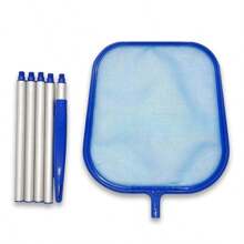 1pc Swimming Pool Cleaning Supplies, Shallow Water Skimmer Net, Ordinary Shallow Water Leaf Net, Beach Essentials, Beach Accessories, Pool Float