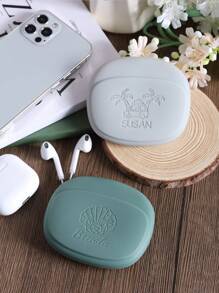 Bolsa de almacenamiento de vacaciones, bolsa de almacenamiento de silicona personalizada con grabado, monedero portátil personalizado, almacenamiento de auriculares, regalo ideal para amigos, familiares y eventos corporativos