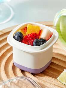 1pc Large Ice Cube Ice Tray Mold, Soft Bottom Ice Tray, Kitchen Tool Ice Storage Box Ice Making Container, Whiskey Frozen Ice Cubes. - Multicolor - View 5