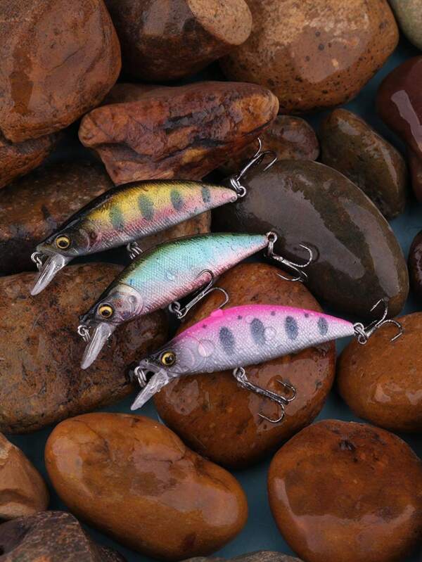 Cebo de pesca de 5.2cm 5.2g Crankbait, minichpike hundible para agua dulce