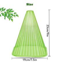 10/30pcs Garden Plant Cloches Cover Reusable Square Plant Growth Box Against Snails/Weather Influences Green Plant Protection Cover