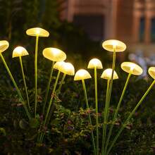 Solar Energy, LED, Jellyfish Lamp, Outdoor, Garden, Atmosphere Decoration, Atmosphere Lamp, Mushroom Lamp, Lawn Lamp