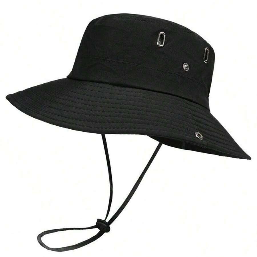 1 pièce Chapeau de soleil multicolore d'été pour l'extérieur, convenant aux hommes, chapeau de pêche, chapeau de cowboy occidental, casquette respirante anti-UV pour la randonnée, le voyage, chapeau de soleil d'été pour homme, adapté aux activités de plein air estivales telles que la randonnée et la pêche
