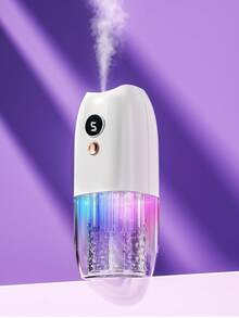 1 pieza Máquina de aromaterapia automática para el hogar, Difusor de aromaterapia SUB pequeño, Vaporizador inteligente de hotel, Difusor de perfume para habitación, Ambientador eléctrico para baño, Recargable, Con luces de ambiente de colores - Multicolor - Ver 3