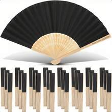 10pcs Customized Folding Hand Fans, Handmade Folding Hand Fans, Personalized Wedding Fans, Church Fans, Party Favors, Wedding Gifts, Bridesmaid Gifts, Multi-Functional, Durable, Ornamental, Reusable, Exquisite, Stylish, High-Quality, Colorful, Modern, Custom, Personalized, Unique, For Valentine's Day, For Mother's Day, For Birthdays, For Father's Day, For Graduation, For Weddings, For Housewarming - Multicolor - View 5