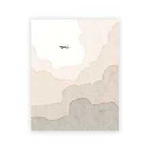 1 pezzo cartellone con citazioni di viaggio, stampa su tela con del mondo e disegno a linee, quadro moderno bohémien, decorazione parete per soggiorno, opzione con cornice