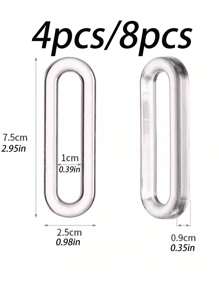 4/8pcs Transparent Baby Room Drawer Handles, Wardrobe Door Pulls, Adhesive-Free Sliding Door Grip Handles, Suitable For Drawers, Doors And Windows