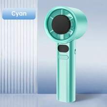 120-Speed Portable Mini Fan With Digital Display - USB Rechargeable, Compact & Stylish Handheld Cooling Device For Travel, Outdoor, And Desktop Use, 1800mAh Battery, LED Air Volume Digital Displays, Portable Fan