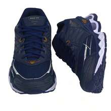 MZN Wave 20 Running Gym Walking And Comfortable Sneakers - Navy Blue - View 4