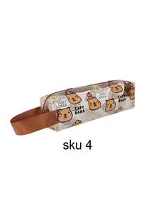 1 Cute Animal Pattern Transparent Stationery Bag, Portable Learning Stationery Large-Capacity Storage Bag, Fashion Stationery Gifts, Exquisite Gifts For Classmates - Multicolor - View 12