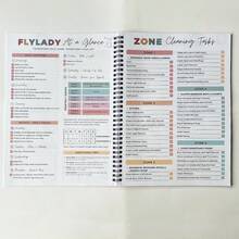 ADHD Cleaning Schedule, Home Cleaning Checklist For Week, Month, Year, Organization, Household Chores Book