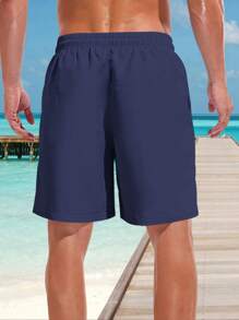 Pantalones cortos de hombre con estampado 3D, de apariencia informal y elegante, con tacto lujoso, con cordón en la cintura, perfectos para actividades al aire libre en verano