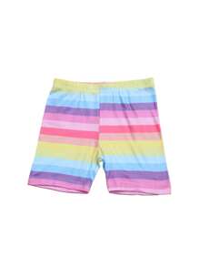 8 piezas Pantalones cortos de verano de unicolor clásico para niños, de seda de leche transpirable