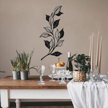 Decor elegant inspirat din natură pentru spații moderne - decor de perete metalic cu frunze, perfect pentru camere de zi, birouri sau dormitoare, frunze metalice, frunză metalică - cadou perfect pentru casă nouă, cadou de ziua de naștere pentru iubitorii de natură, colecționari de antichități - construcție durabilă din fier, decor pentru casă, perfect pentru decorul camerei