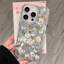 Case For IMD Ink Painting Art Butterfly Kasus Laser Phone Case IOS 16Pro Max 15 14 Plus 13Pro Max 12Pro 11 XS Max XR 7 7plus 8plus Phone Case - Y1 - 查看 9