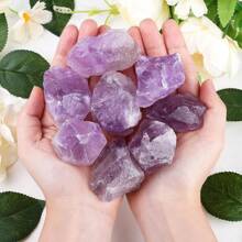 1/3/5 Piezas de Amatista, Cuarzo Rosa Cristales Curativos Brutos - Piedras Naturales Crudas para DIY Accesorios, Sanación de Reiki, Wicca, Brujería, Pulido, Cabujón, Fuentes, Decoración