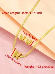 1Set/3Pcs Original Design Butterfly Earrings Bracelet Set Stainless Steel Lover Chain Earring Set For Women Jewelry Set Gift