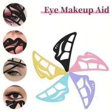 1pc Eye Makeup Stencil, Eyeshadow & Eyebrow Guide Tool, Beginner-Friendly Assisting Instrument