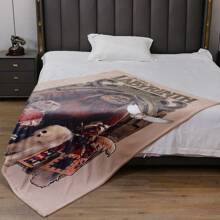 Ultraweiche, kuschelige Flanell-Wurfdecke mit Labyrinth-Motiv - Maschinenwaschbar, warm für Sofa & Bett-Komfort