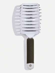 白色大号扁平梳，适用于理发店、美容院、返校季、旅行度假等场合，是必备的美发用品和配件。这款梳子套装包含一把木质梳子，可用于梳理头发、打结的头发，是美发沙龙、美容院、旅行度假的理想之选。它还包含梳子、发刷、边缘梳、解结梳、球形梳、迷你梳等。 - 白色 - 查看 3