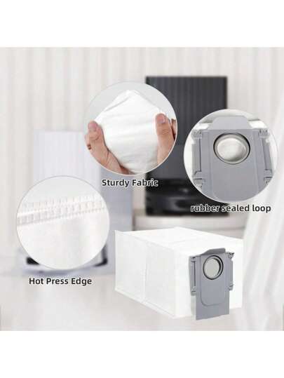 Dust Bags Roborock S8 MaxV Ultra P10 A7400RR Revo Qrevo Pro Plus /Qrevo Master/Qrevo Slim/Qrevo Curv/Qrevo Edge Robot Stofzuiger Replacement Bag view 8