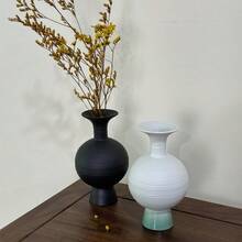 陶瓷花瓶，可爱小花盆，适合家庭、客厅、餐桌、农舍、办公室装饰、卧室、书桌和厨房架子 - 彩色 - 查看 6