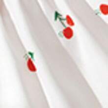 Dog Dress With 3D Digital Printed Kittens, Puppies And Cherries