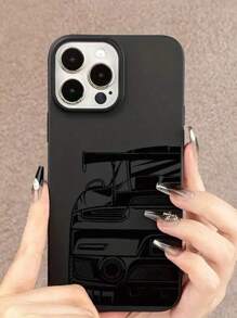 Estuche de teléfono impreso con patrón de automóvil de lujo, con agujero grande que proporciona protección de 360 grados, apto para teléfonos inteligentes IP 11, 12, 13, 14, 15, 16Pro Max XR X/XS 7, 8 Plus SE Mini. Es el mejor regalo para niños y niñas en sus cumpleaños.