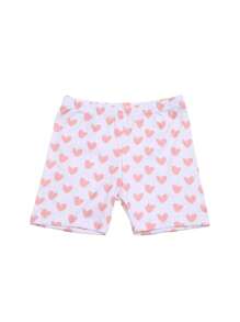 8 piezas Pantalones cortos de verano de unicolor clásico para niños, de seda de leche transpirable