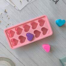 1/2 pezzi Stampo per ghiaccio a forma di cuore in silicone, stampo per cocktail, whisky, bevande, cioccolato, caramelle, candele e cere fuse, in silicone morbido antiaderente per un facile rilascio, per ghiaccio, matrimonio, San Valentino, attrezzi fai-da-te per la casa