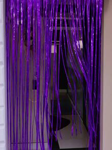 Cortina Metalizada Lisa Franja Metálica 2x1m Para Decoração De Festa